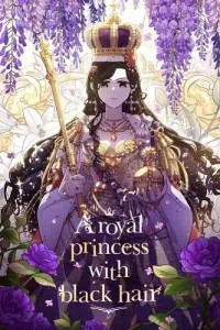 A Royal Princess with Black Hair Manhwa cover