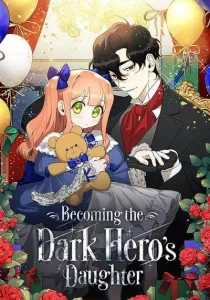 Becoming the Dark Hero's Daughter Manhwa cover