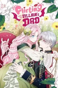 Flirting with the Villain's Dad Manhwa cover